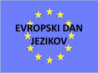 EVROPSKI DAN JEZIKOV