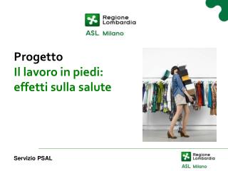 Progetto Il lavoro in piedi: effetti sulla salute