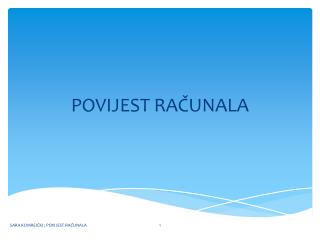 POVIJEST RAČUNALA