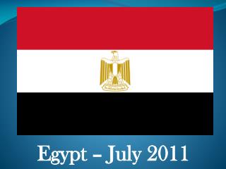 Egypt – July 2011