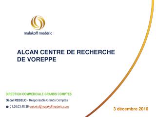 ALCAN CENTRE DE RECHERCHE DE VOREPPE