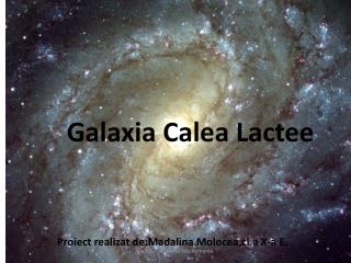 Galaxia Calea Lactee