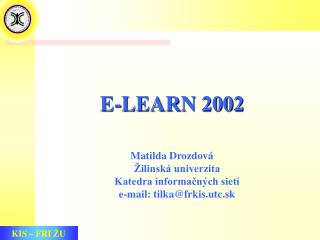 E-LEARN 2002