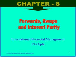 International Financial Management P G Apte