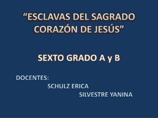“ESCLAVAS DEL SAGRADO CORAZÓN DE JESÚS”