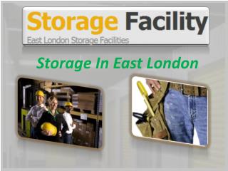 Storage In East London
