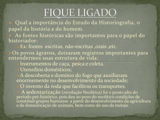 FIQUE LIGADO