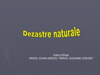 Dezastre naturale