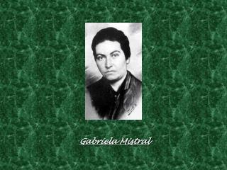 Gabriela Mistral