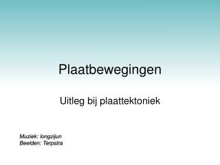 Plaatbewegingen