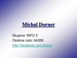 Michal Dorner