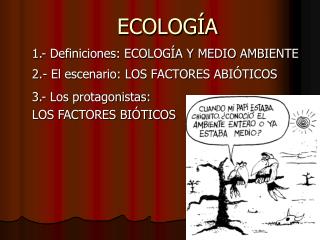 ECOLOGÍA