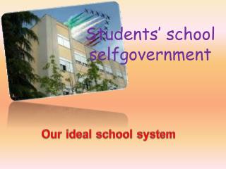 Students’ school selfgovernment