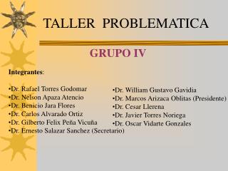 TALLER PROBLEMATICA