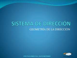 SISTEMA DE DIRECCIÓN