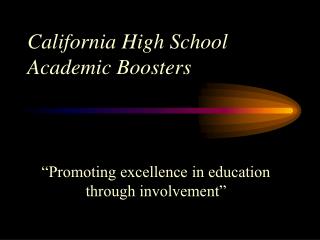 California High School Academic Boosters