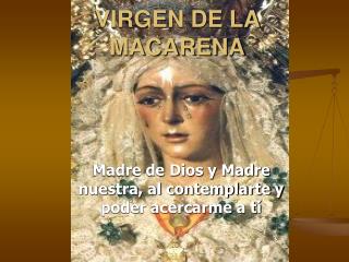 VIRGEN DE LA MACARENA