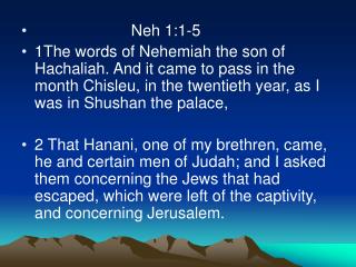 Neh 1:1-5