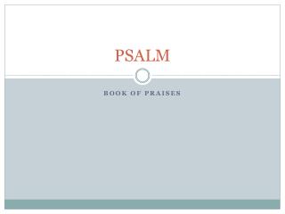 PSALM