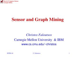 Sensor and Graph Mining