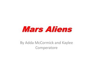 Mars Aliens