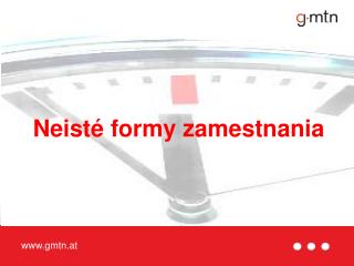 Neisté formy zamestnania