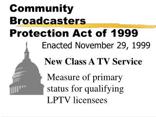 Community Broadcasters Protection Act of 1999