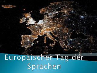 Europäischer Tag der Sprachen