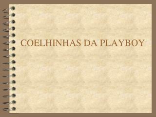 COELHINHAS DA PLAYBOY