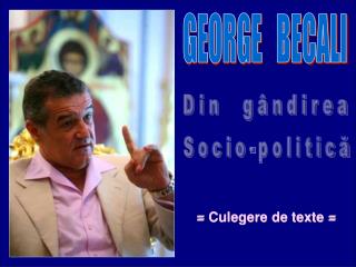GEORGE BECALI