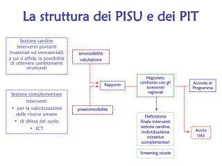 La struttura dei PISU e dei PIT