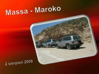 Massa - Maroko