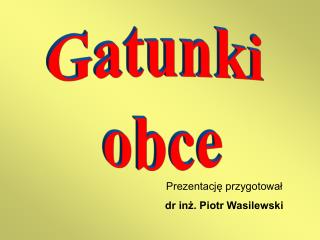 Gatunki obce