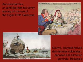 Anti-saccharrites, or John Bull and his family leaving off the use of