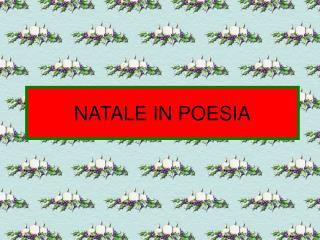 NATALE IN POESIA