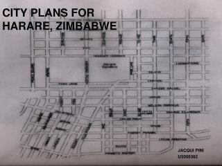 CITY PLANS FOR HARARE, ZIMBABWE
