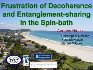 Frustration of Decoherence and Entanglement-sharing in the Spin-bath