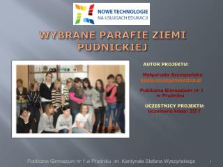 WYBRANE PARAFIE ZIEMI PUDNICKIEJ