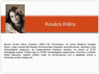 Kovács Klára