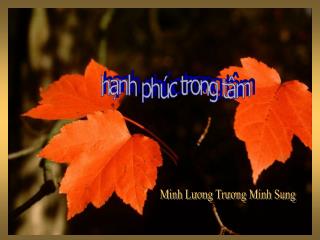 hạnh phúc trong tâm