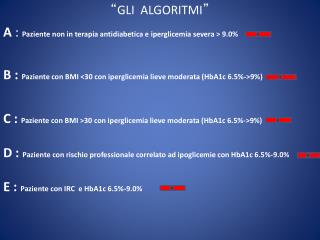 “ GLI ALGORITMI ”