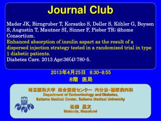 Journal Club