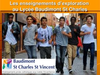 Les enseignements d’exploration au Lycée Baudimont St Charles