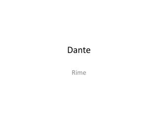 Dante