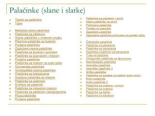 Palačinke (slane i slatke)