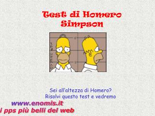 Test di Homero Simpson
