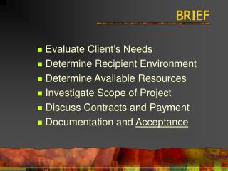 BRIEF