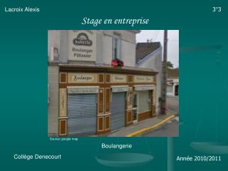 Stage en entreprise