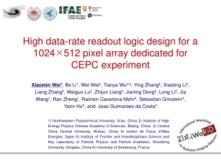 High data-rate readout logic design for a 1024  512 pixel array dedicated for CEPC experiment