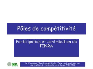 Pôles de compétitivité